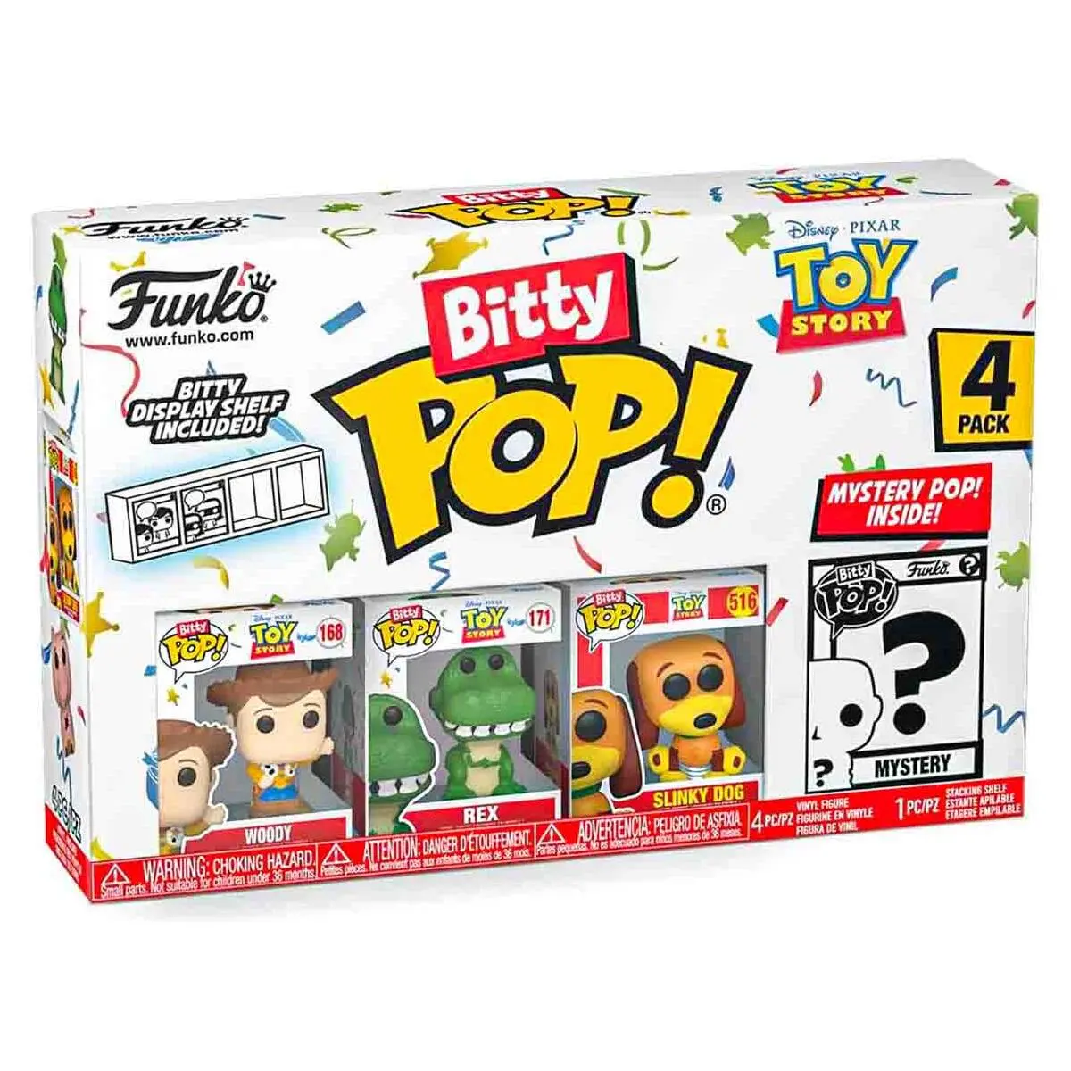 Funko Bitty Pop! Disney: Toy Story Mini Figures Series 3 (4 Pack) 1