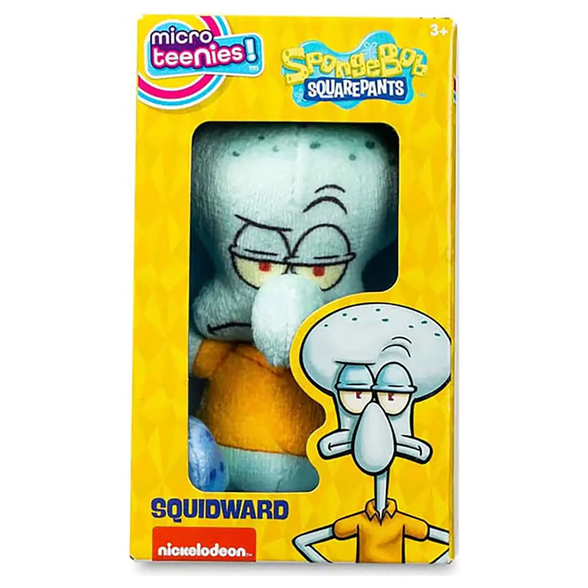 Basic Fun Micro Teenies 3-Inch Plush Squidward 1