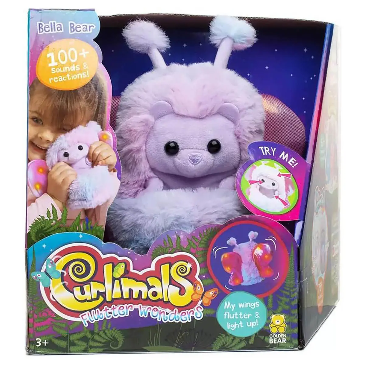 Curlimals Flutter Wonder Bella Bear Interactive Pet 1
