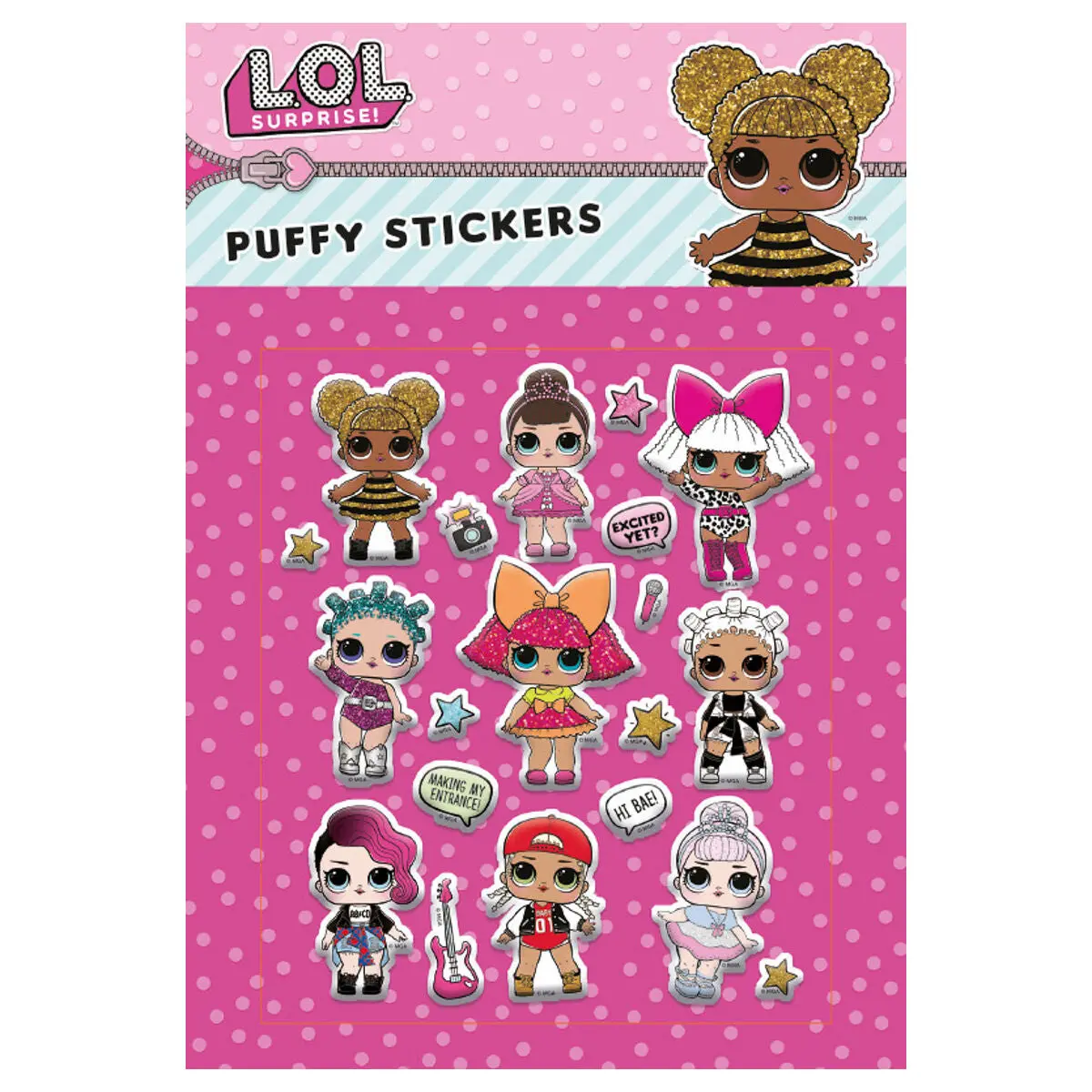Lol Surprise Puffy Stickers 1