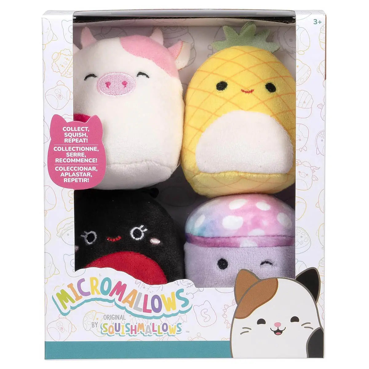 Squishmallows Micromallows Maui, Trudy, Caedyn, Minya (4 Pack) 1