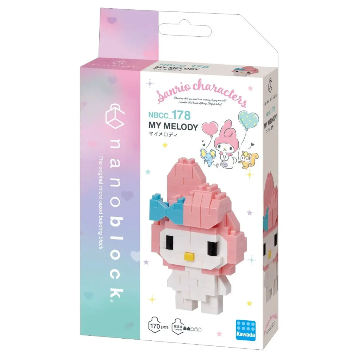 Nanoblock Sanrio Characters: My Melody Micro-Sized Building Set 1