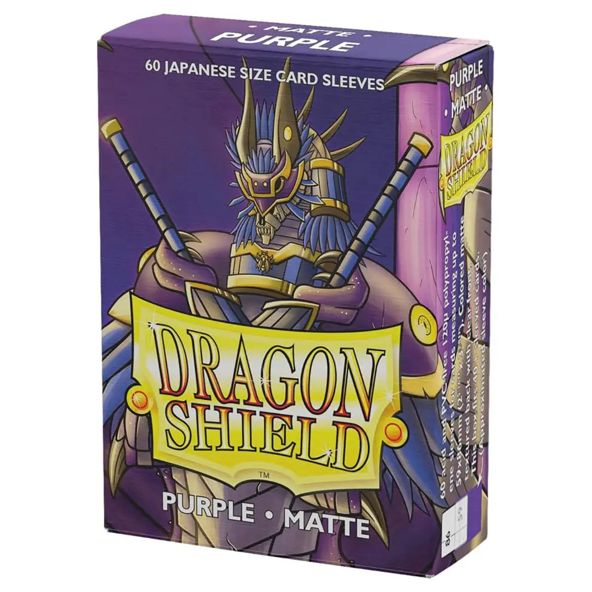 Dragon Shield Japanese Size Purple 60 Matte Sleeves 1