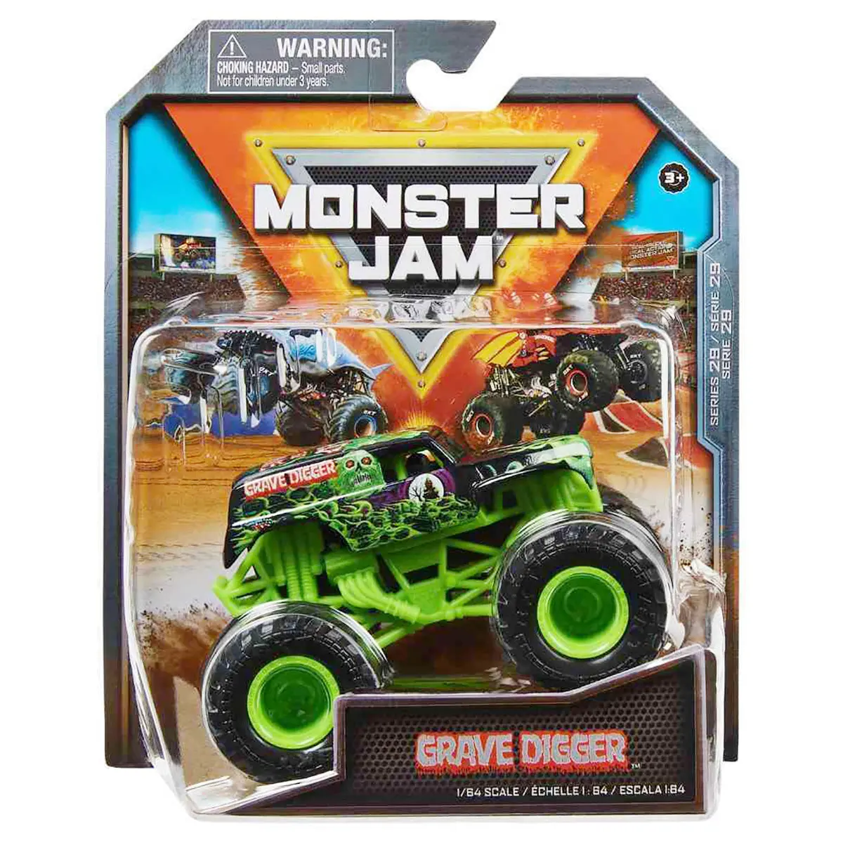 Monster Jam 'Grave Digger' Series 29 1:64 Scale Die-Cast Truck 1