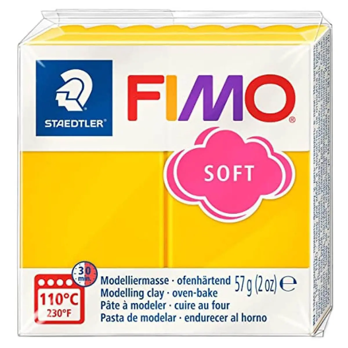 Staedtler Fimo Soft Sunflower Oven-Bake Modelling Clay 57G 1