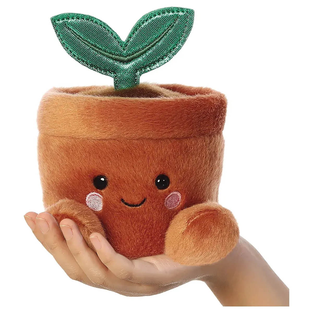 Palm Pals Terra Potted Plant 13Cm Soft Toy 2