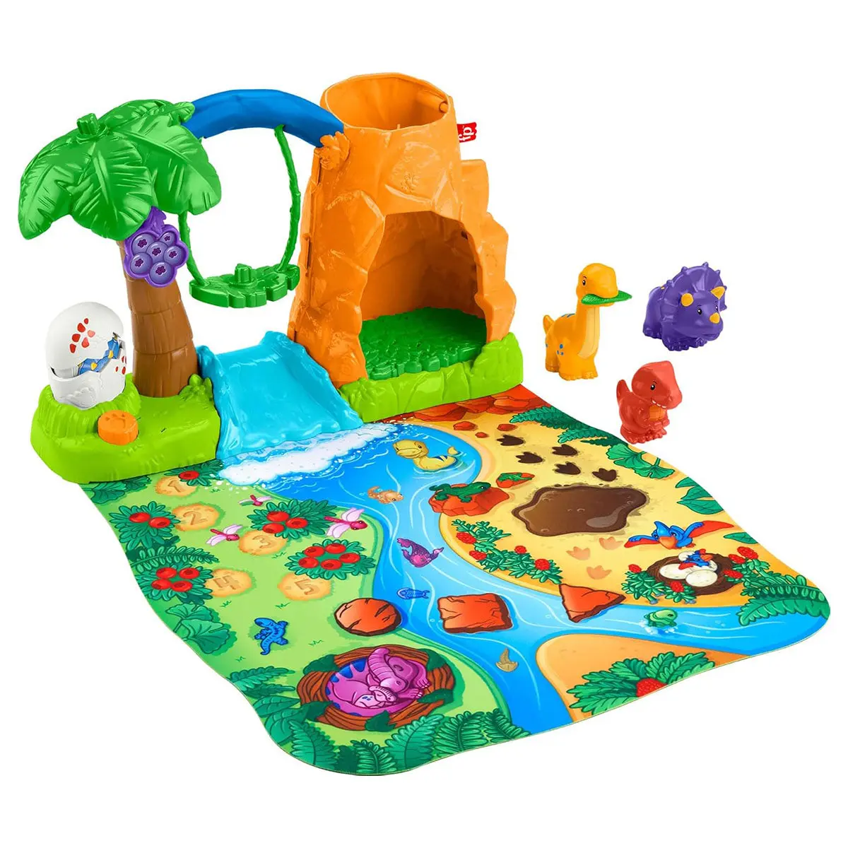Fisher-Price Little People Dinosaur Village & Playmat 2