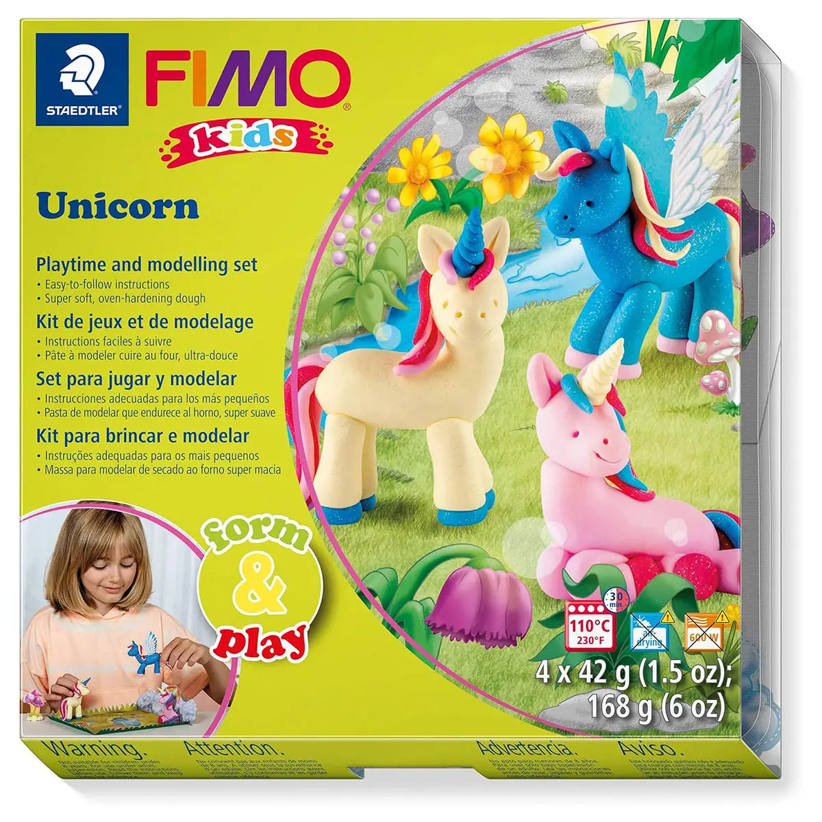 Staedtler Fimo Kids Unicorn Playtime And Modelling Set 1