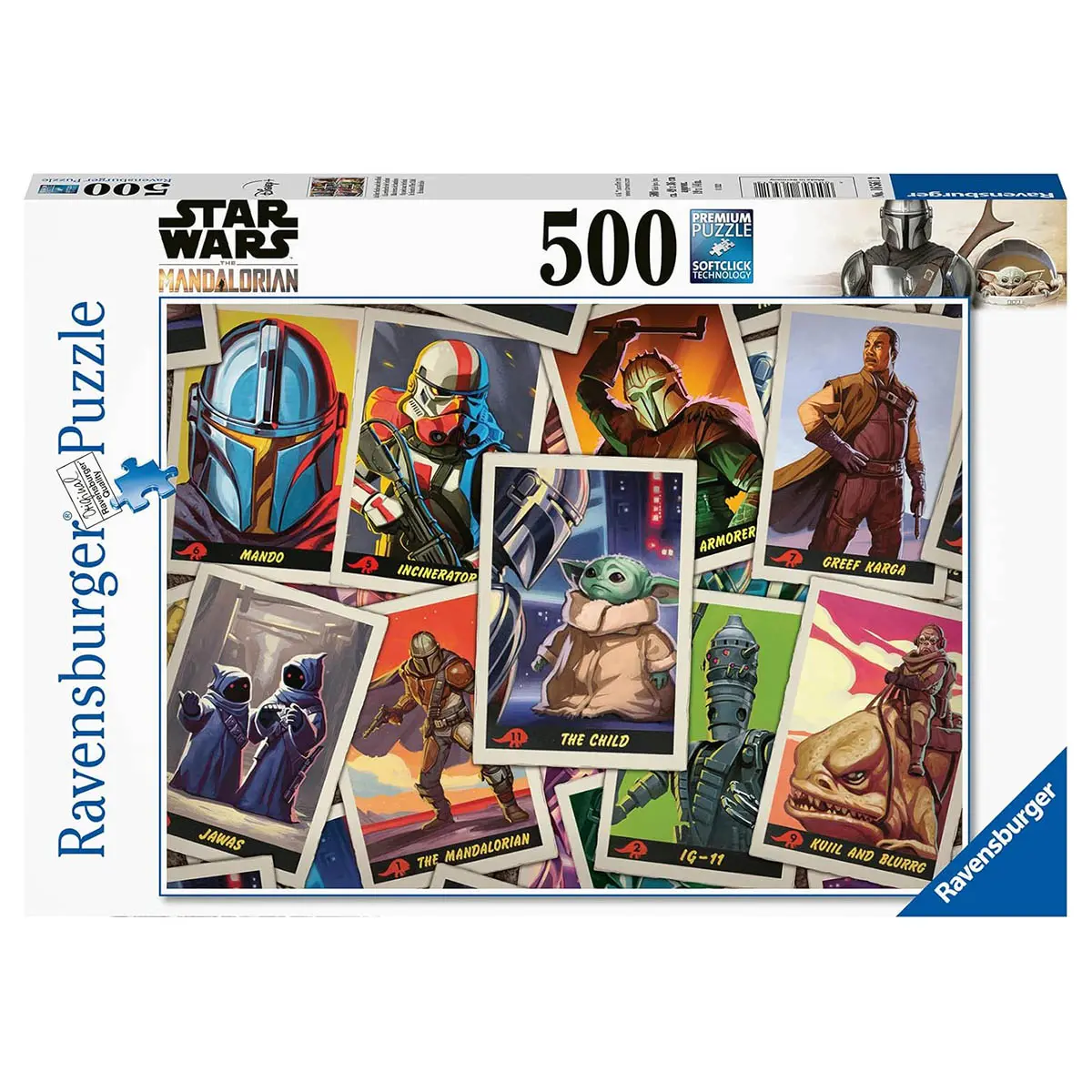 Ravensburger Star Wars: The Mandalorian 'The Child' 500 Piece Jigsaw Puzzle 1