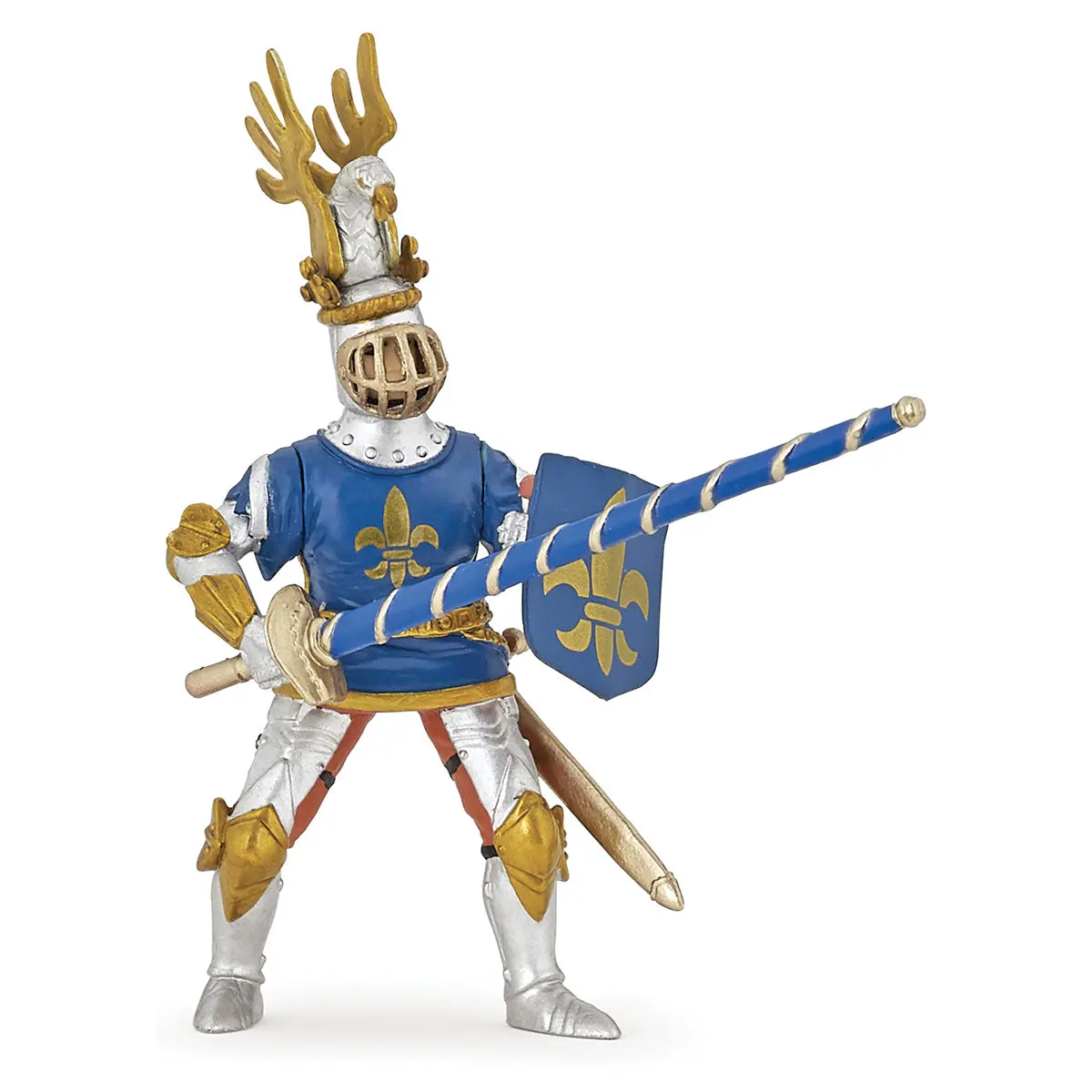 Papo Fantasy World Blue Knight Fleur De Lys Figure 1