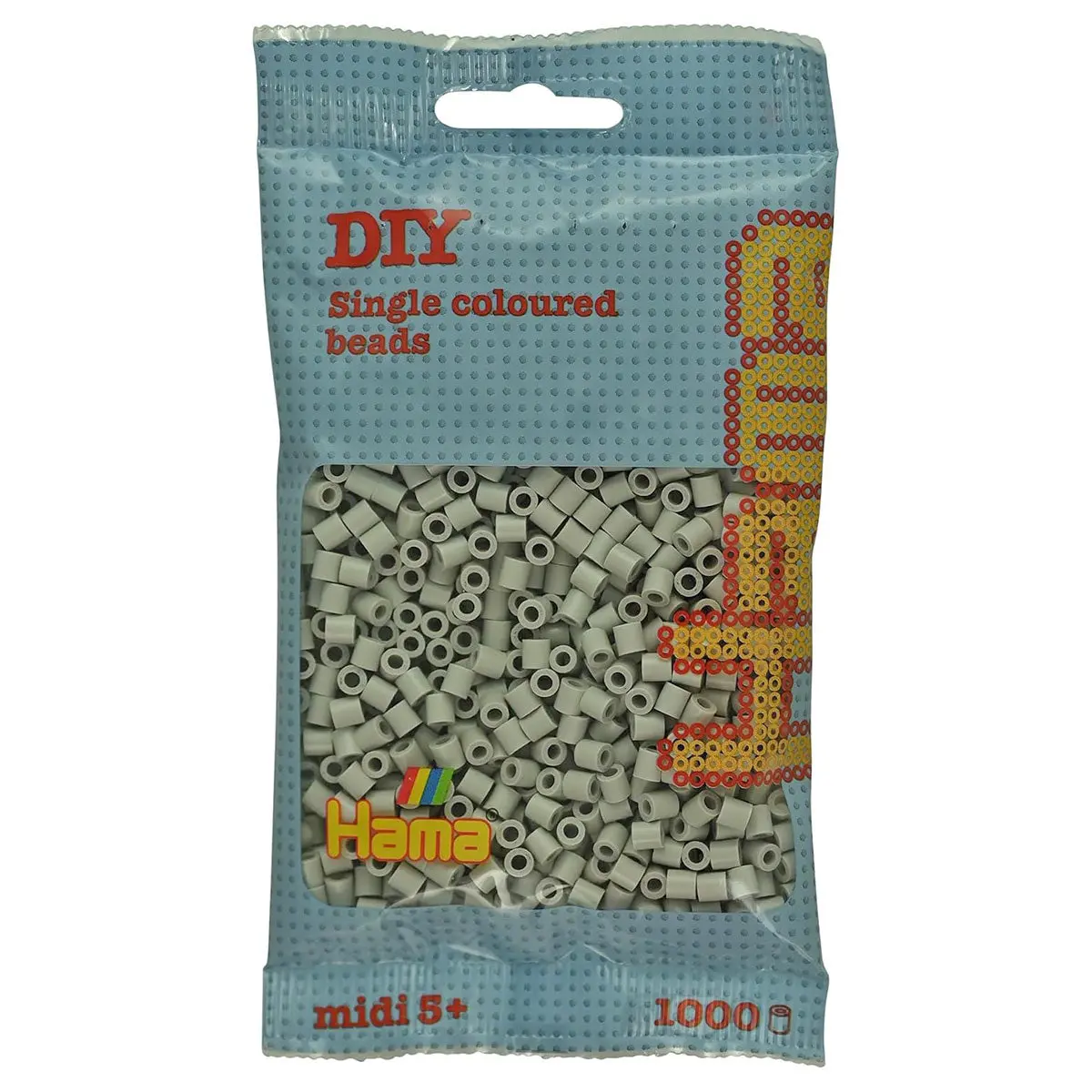 Hama Cloudy Grey Midi Beads (1000 Pack) 1