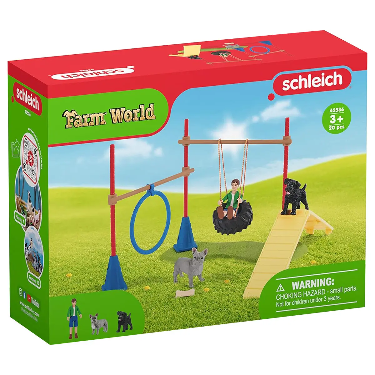 Schleich Farm World Puppy Agility Training Playset 1