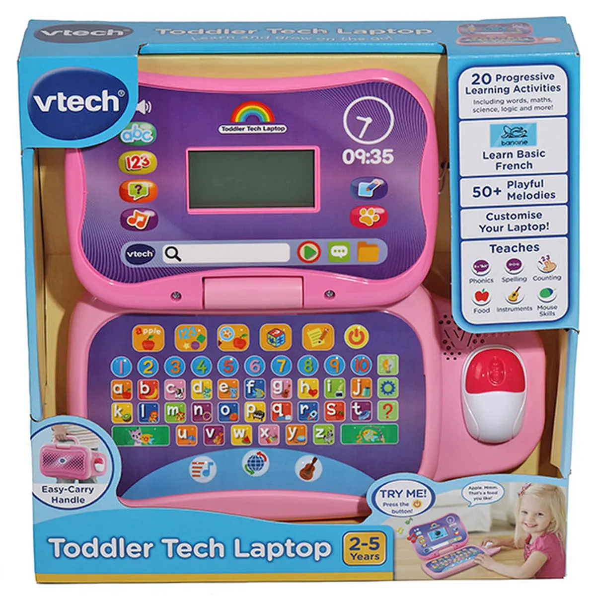 Vtech Toddler Tech Laptop Pink 1