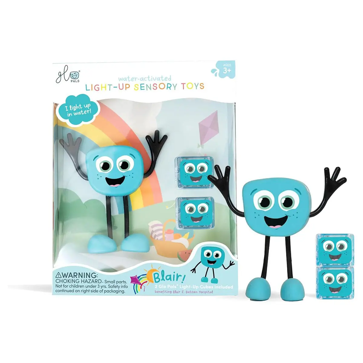 Glo Pals Water-Activated Light-Up Sensory Toys Blair Set 1