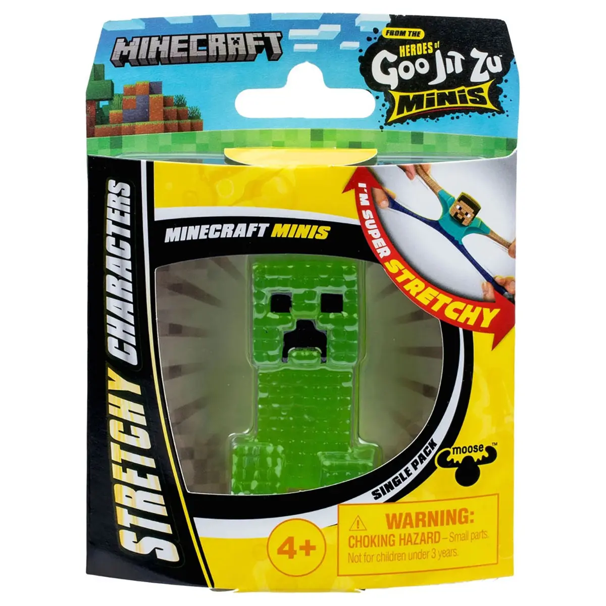 Heroes Of Goo Jit Zu: Minecraft Minis Creeper Stretch Figure 1