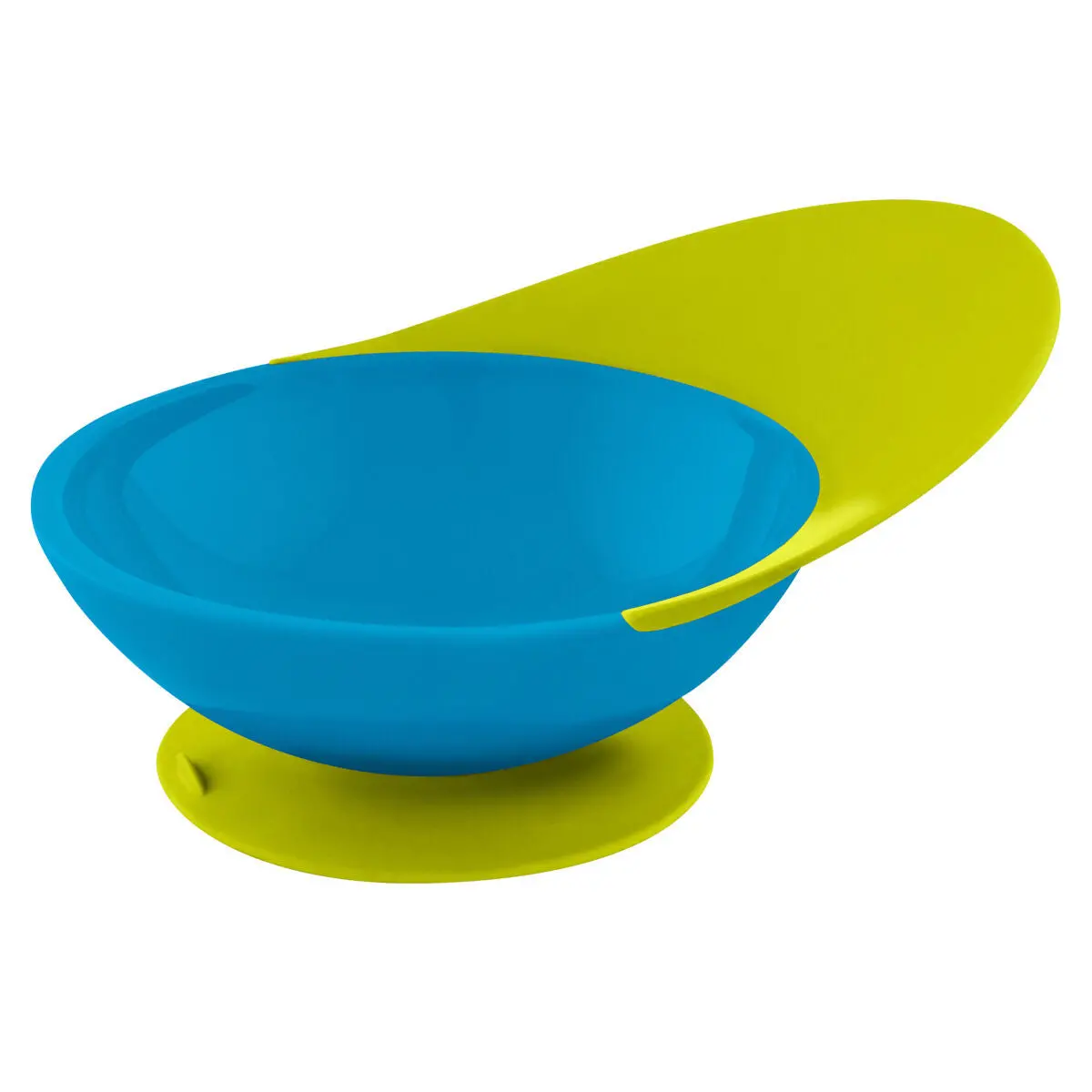 Boon Catch Bowl With Spill Catcher (Blue/ Green) 1