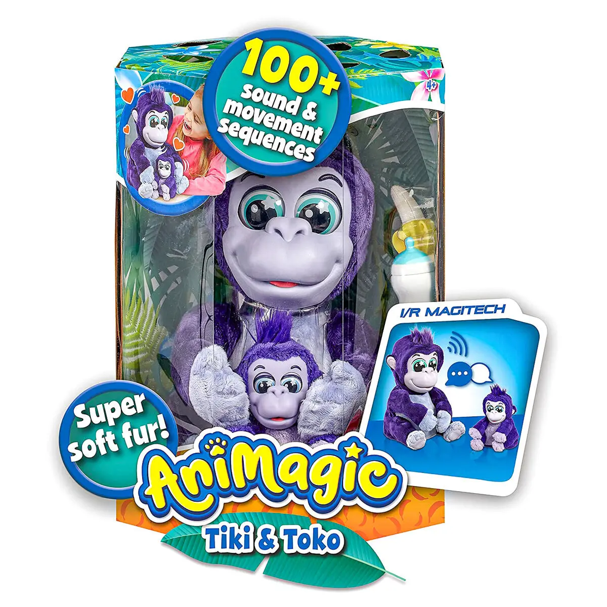 Vivid Animagic Tiki & Toko Interactive Gorilla Pets 1