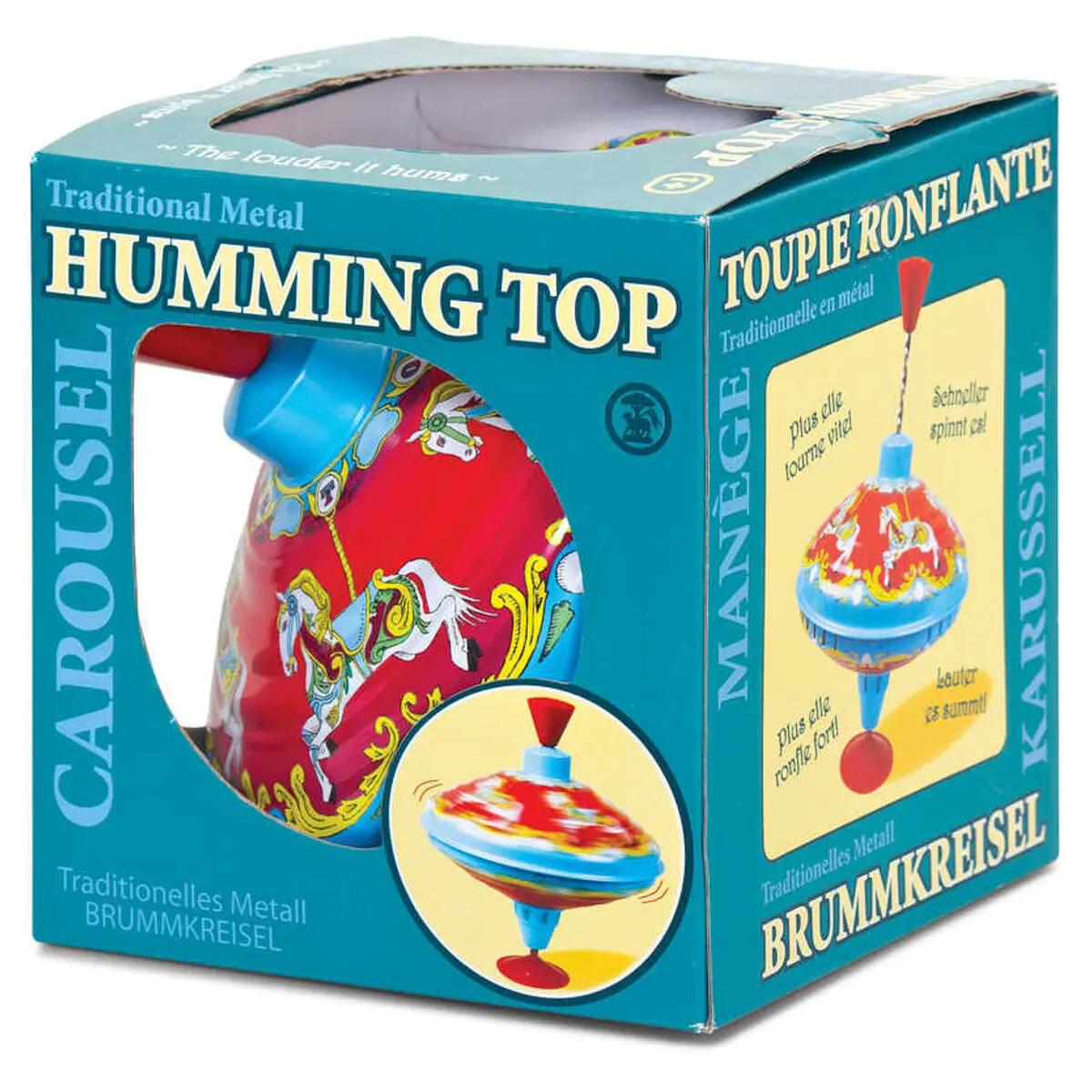 Tobar Carousel Metal Humming Top 1