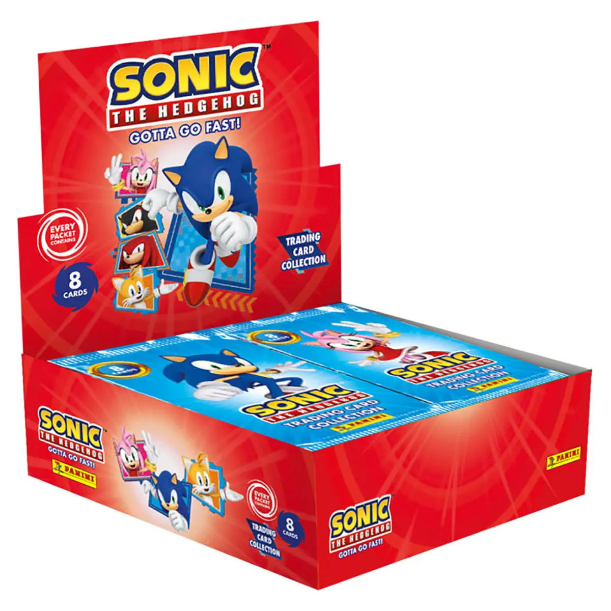 Panini Sonic The Hedgehog Trading Card Collection 18 Pack Box 1