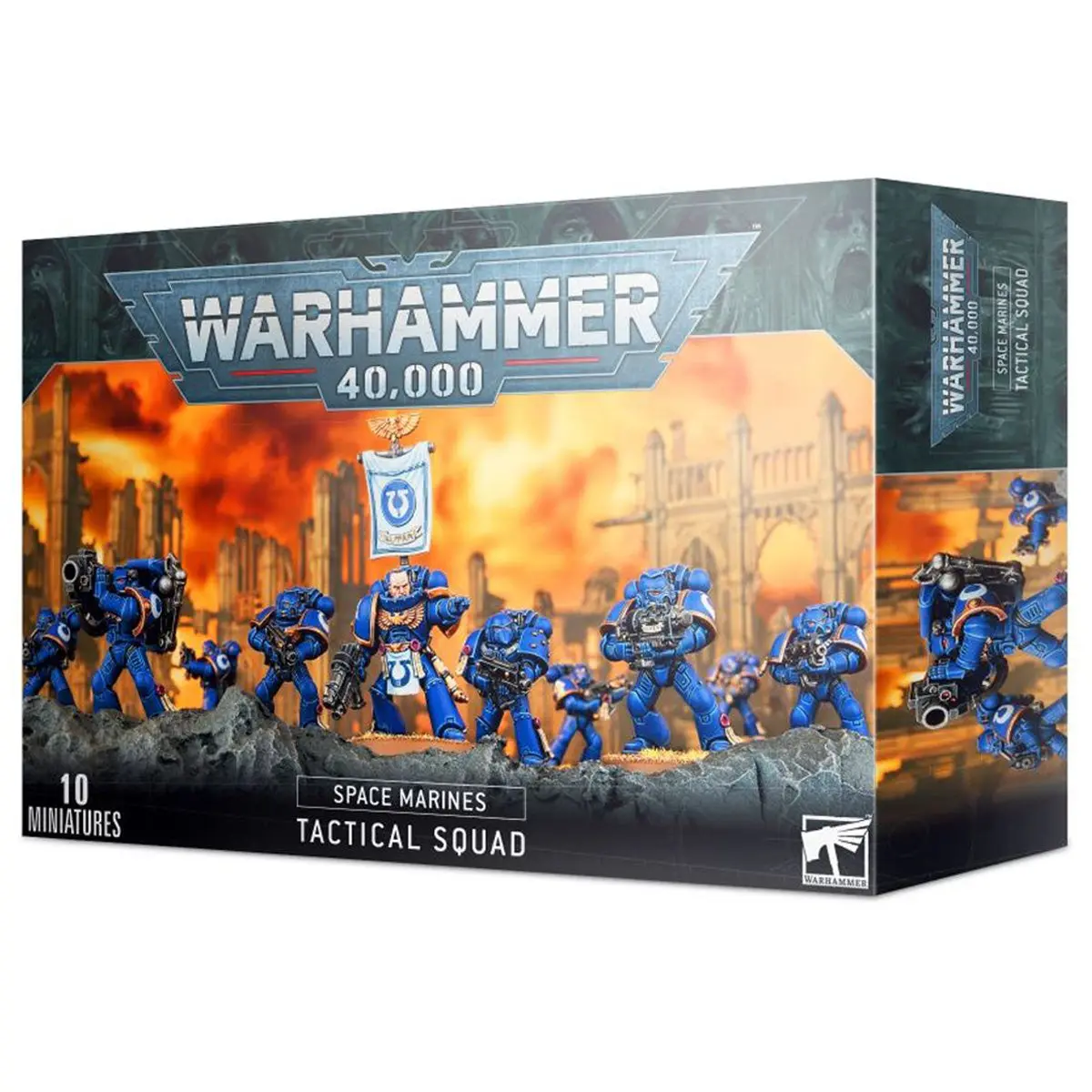 Warhammer 40,000: Space Marines Tactical Squad Miniatures Set 1