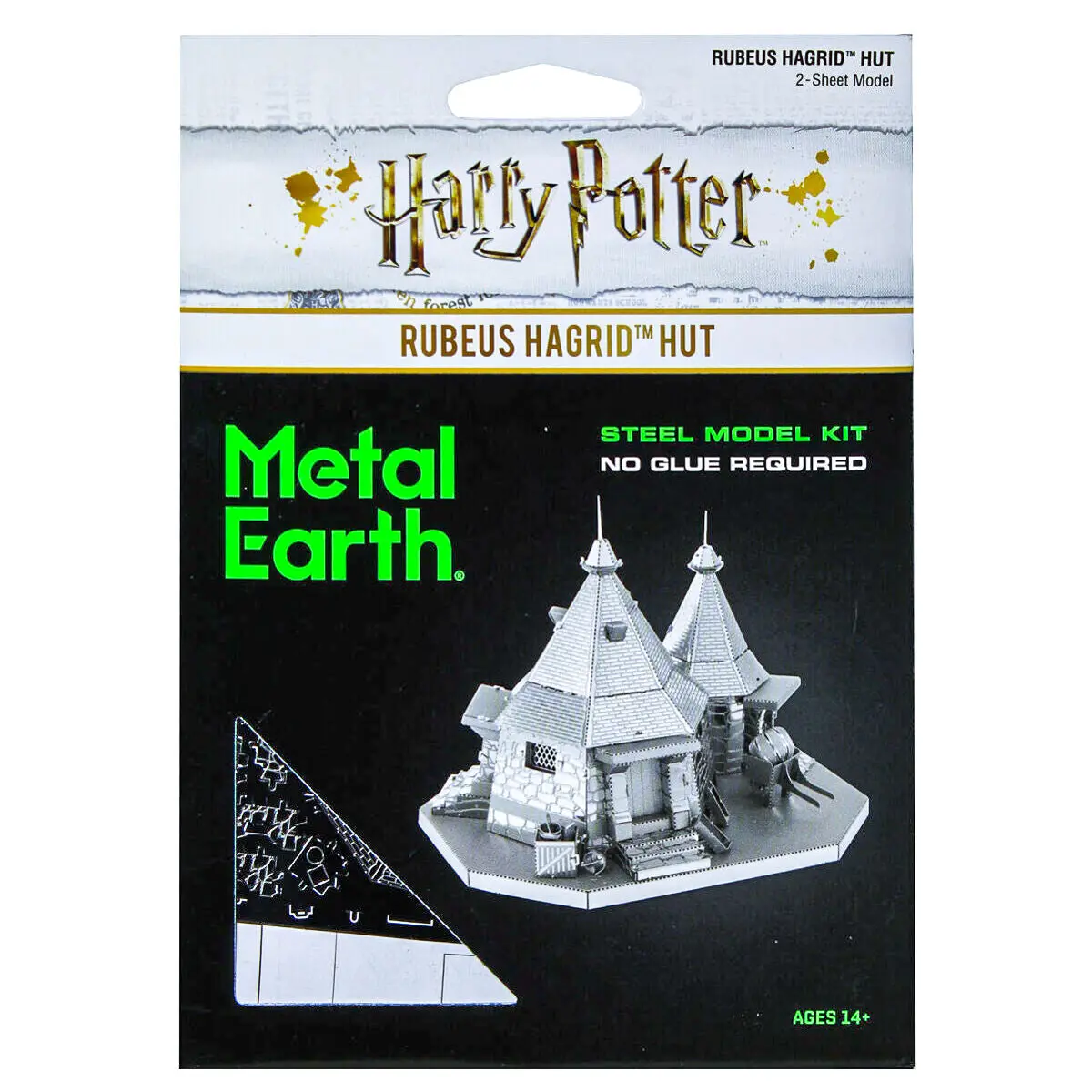 Metal Earth Harry Potter Rubeus Hagrid Hut Steel Metal Kit 1