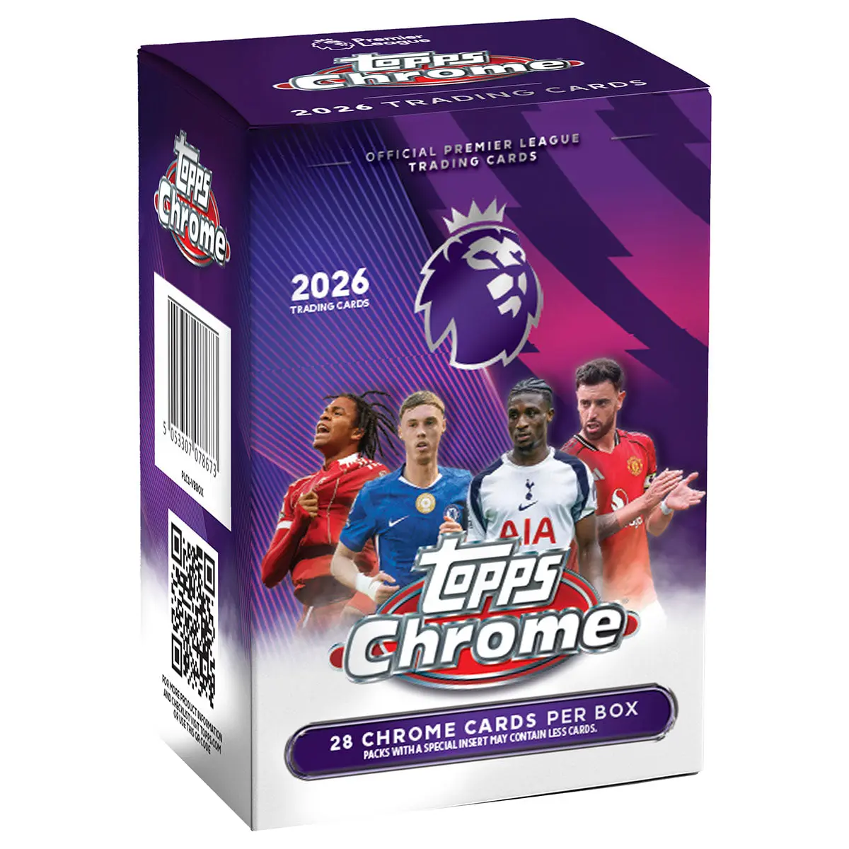 Topps Chrome 2026 Premier League Trading Cards Value Box 1
