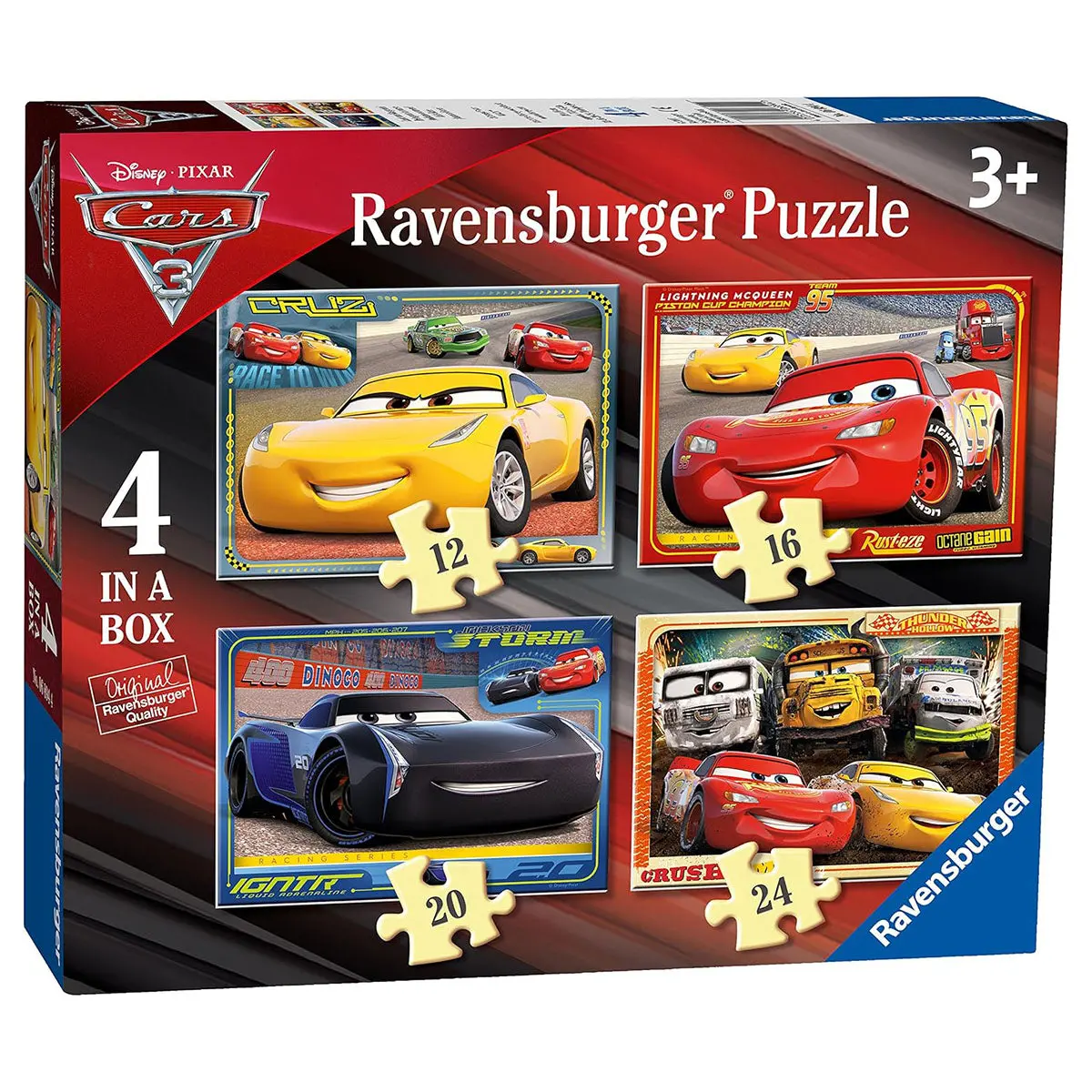Ravensburger Disney Pixar Cars 3 4 In A Box Jigsaw Puzzles 1