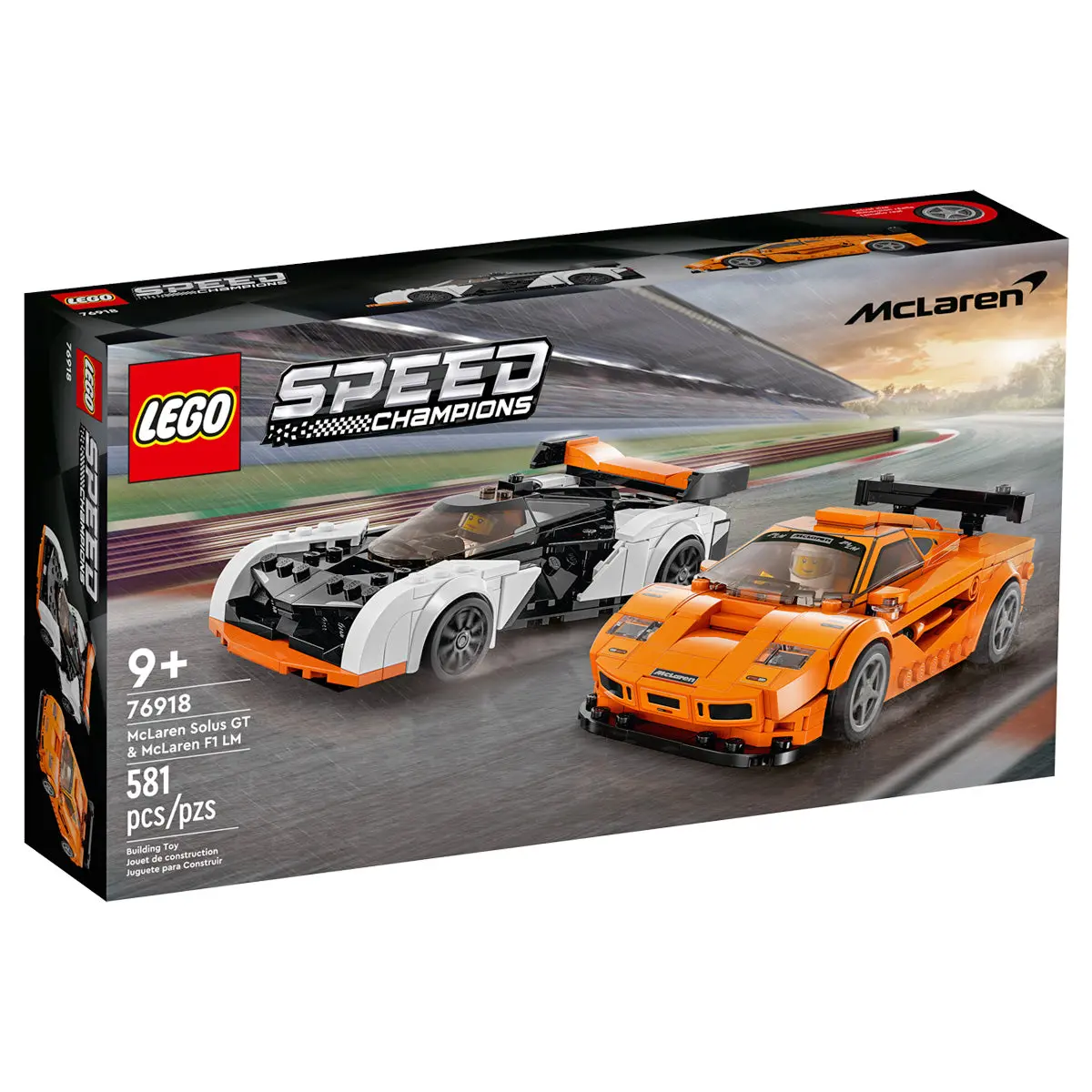 Lego Speed Champions 76918 Mclaren Solus Gt & Mclaren F1 Lm Building Set 1