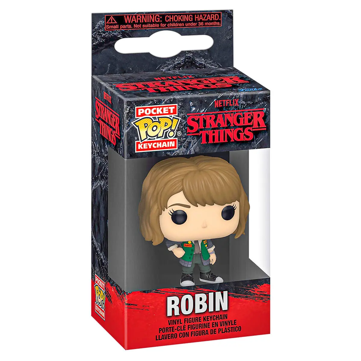 Funko Pop! Pocket Keychain Stranger Things Season 4 Robin Vinyl Figure 1