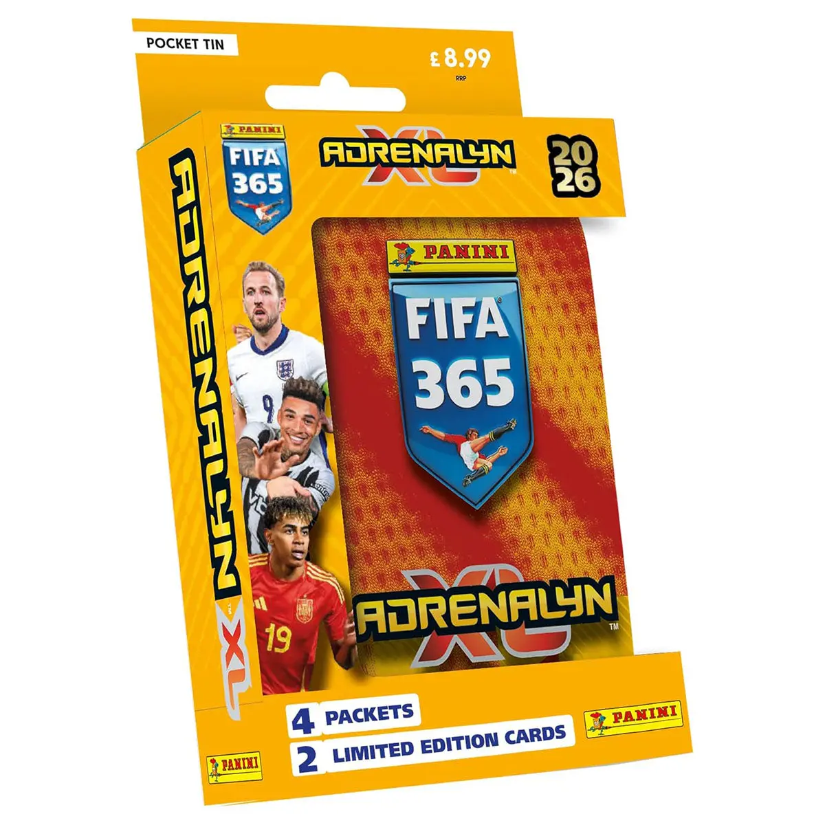 Panini Fifa 365 2025/26 Adrenalyn Xl Trading Cards Pocket Tin - Orange 1