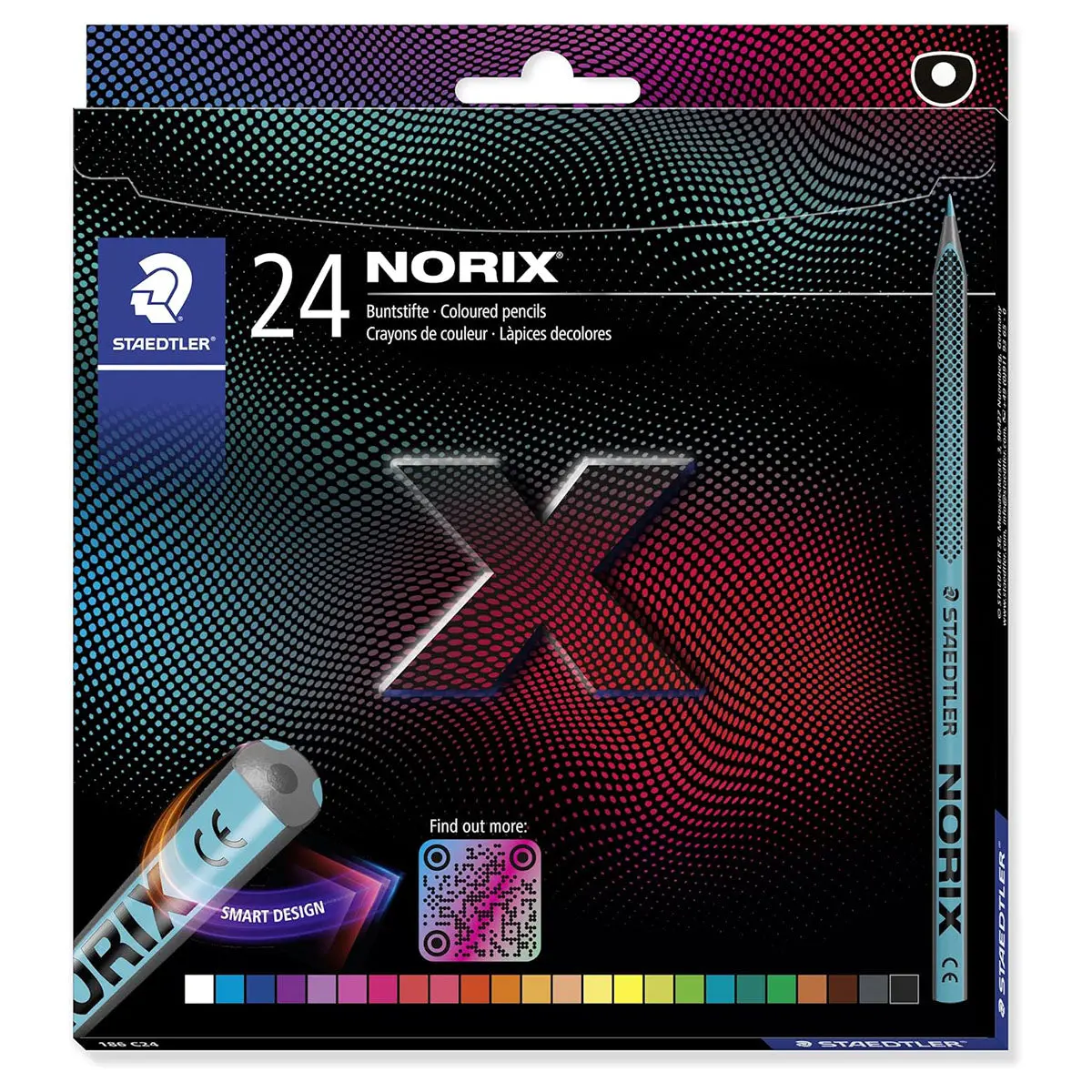 Staedtler Norix 24 Coloured Pencils 1