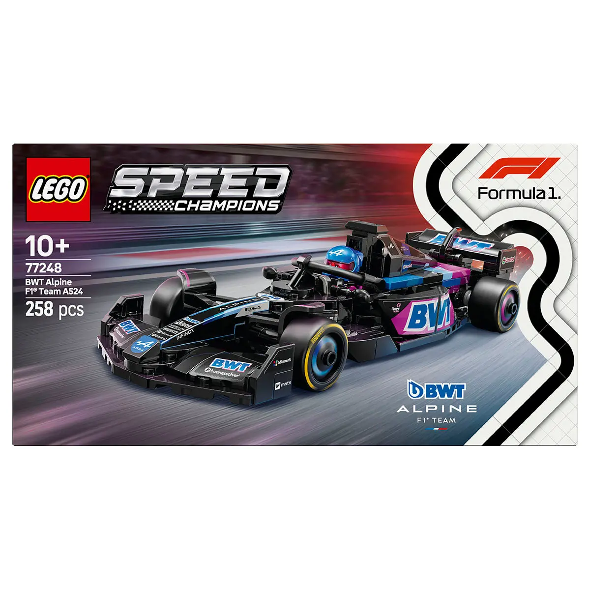 Lego Formula 1 Bwt Alpine F1 Team A524 Race Car 77248 Building Set 1