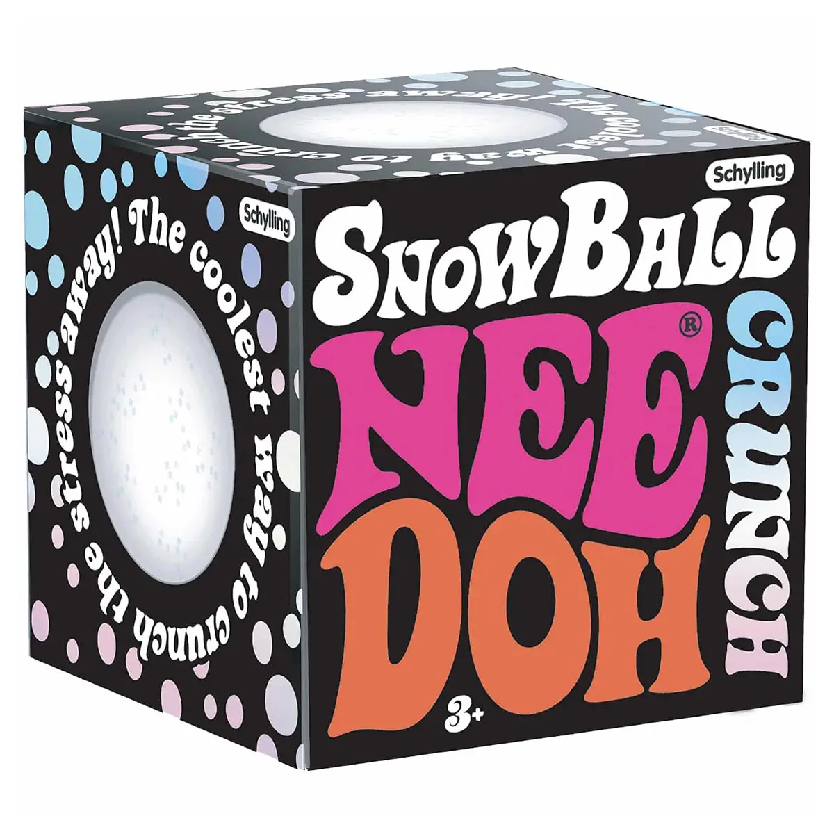 Needoh Snow Ball Crunch Fidget Toy 1