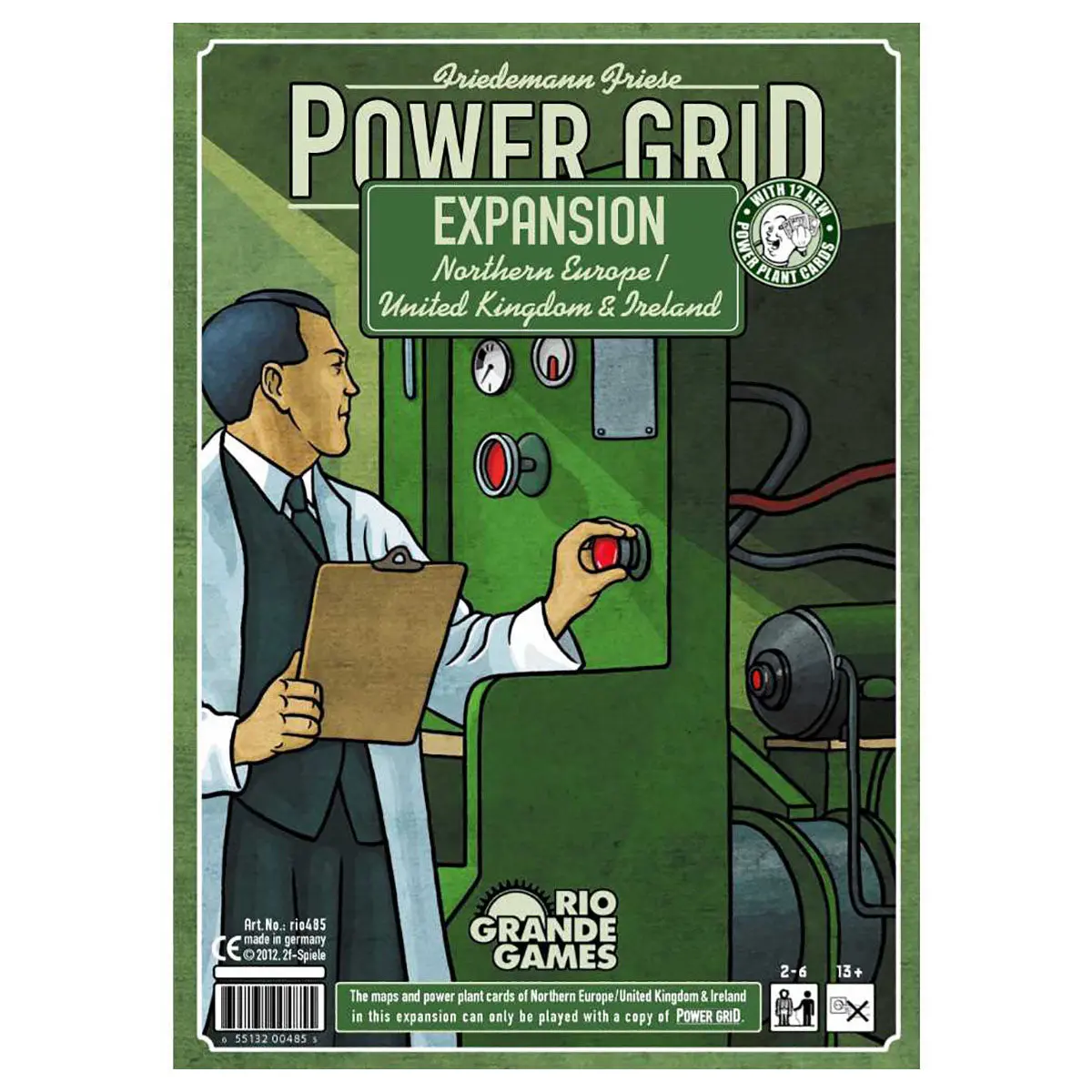 Power Grid Expansion: Northern Europe/Uk & Ireland 2Nd Edition Game 1