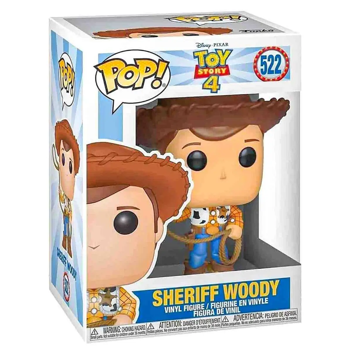 Funko Pop! Disney Pixar: Toy Story 4: Sheriff Woody Vinyl Figure #522 1