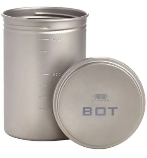 Titanium "Bot" Bottle Pot 900Ml 1