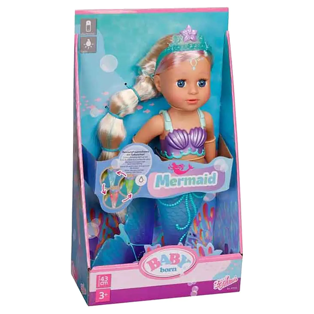 Baby Born Mermaid 43Cm Doll 1