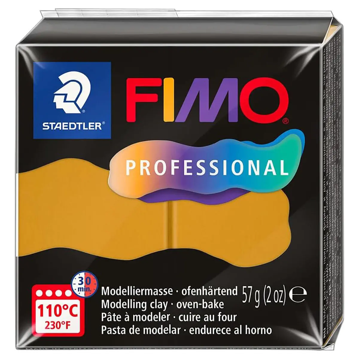 Staedtler Fimo Professional Ochre Oven-Bake Modelling Clay 57G 1