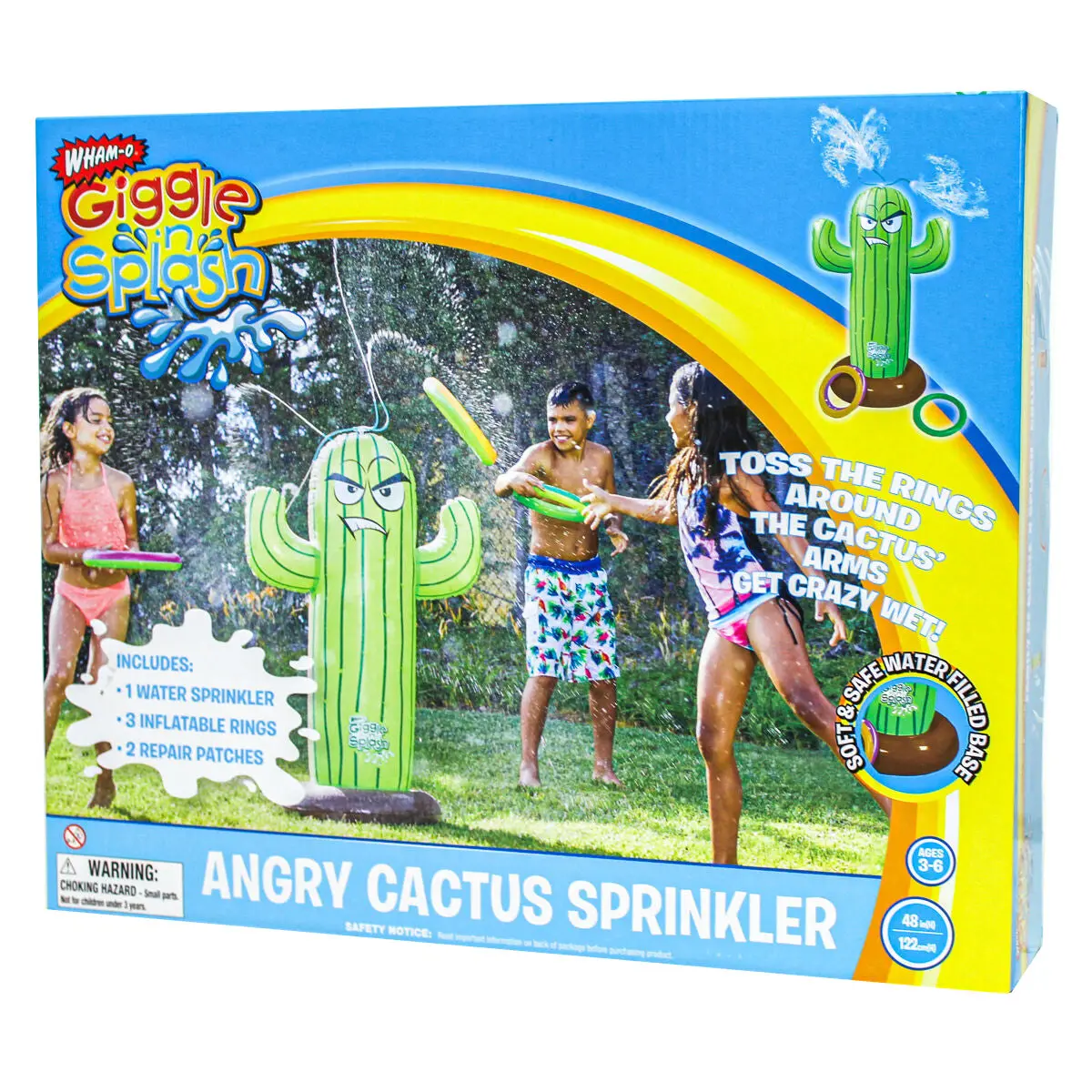 Wham-O Giggle 'N' Splash Angry Cactus Sprinkler 1