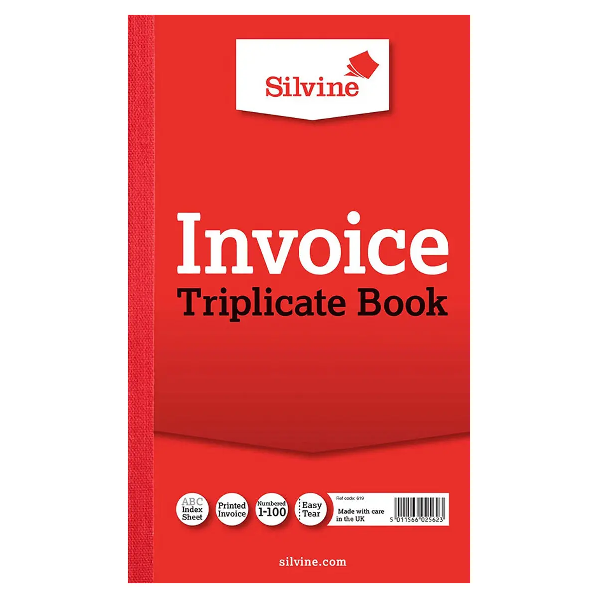 Silvine Invoice Triplicate Book 8 X 5" 1