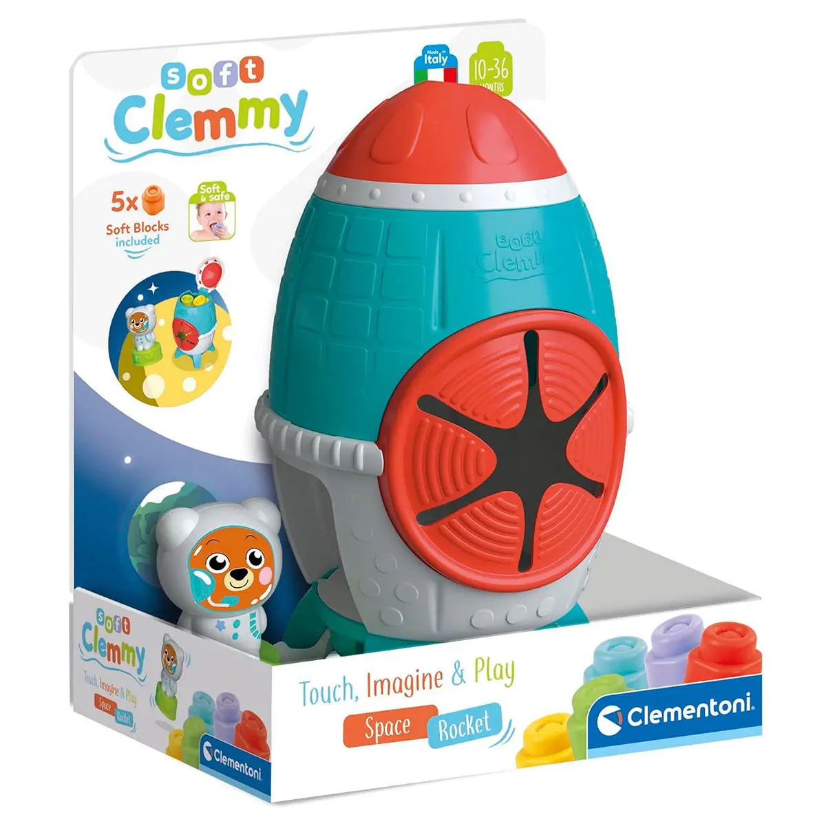 Clementoni Soft Clemmy Space Rocket 1
