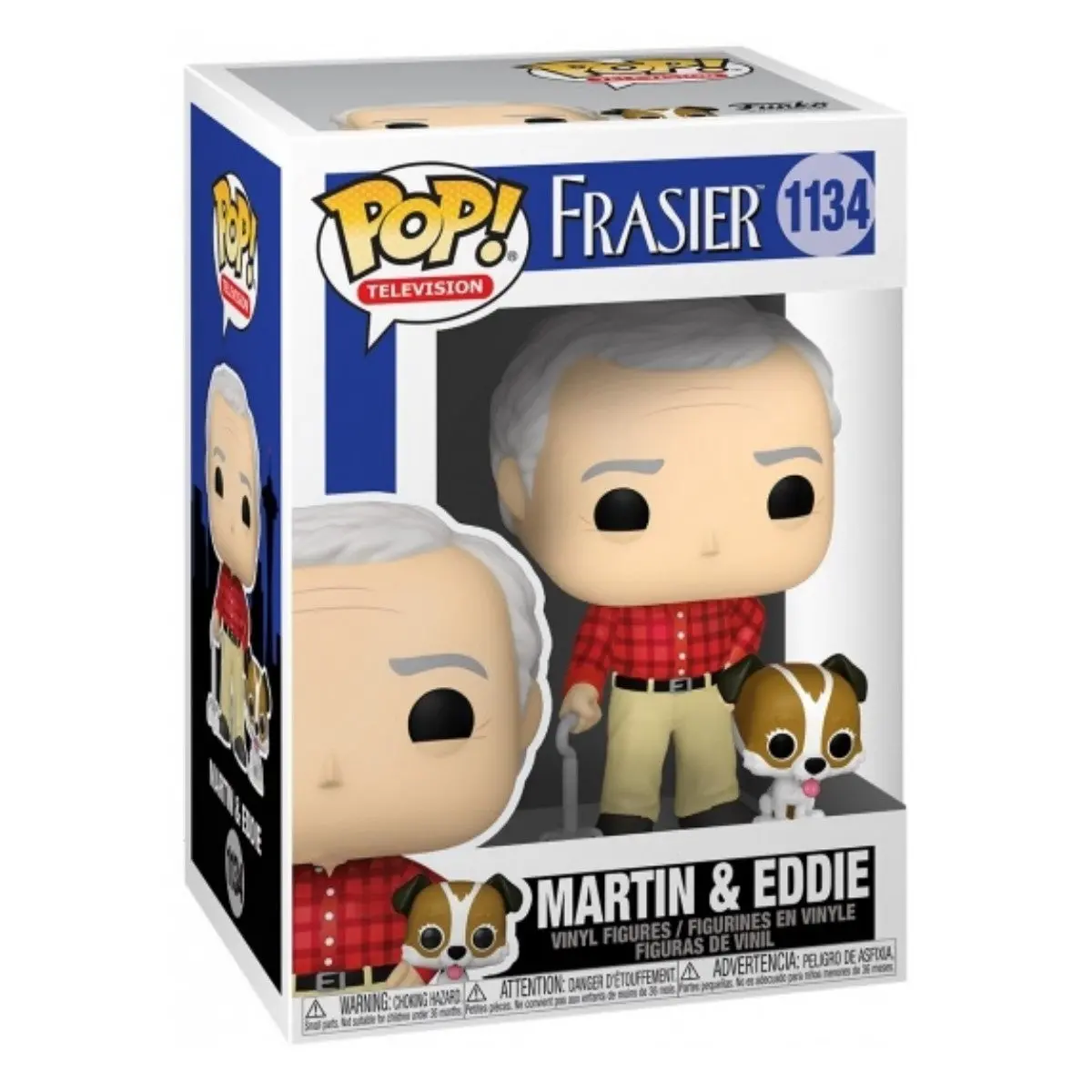 Funko Pop! Television: Frasier Martin & Eddie Vinyl Figure #1134 1