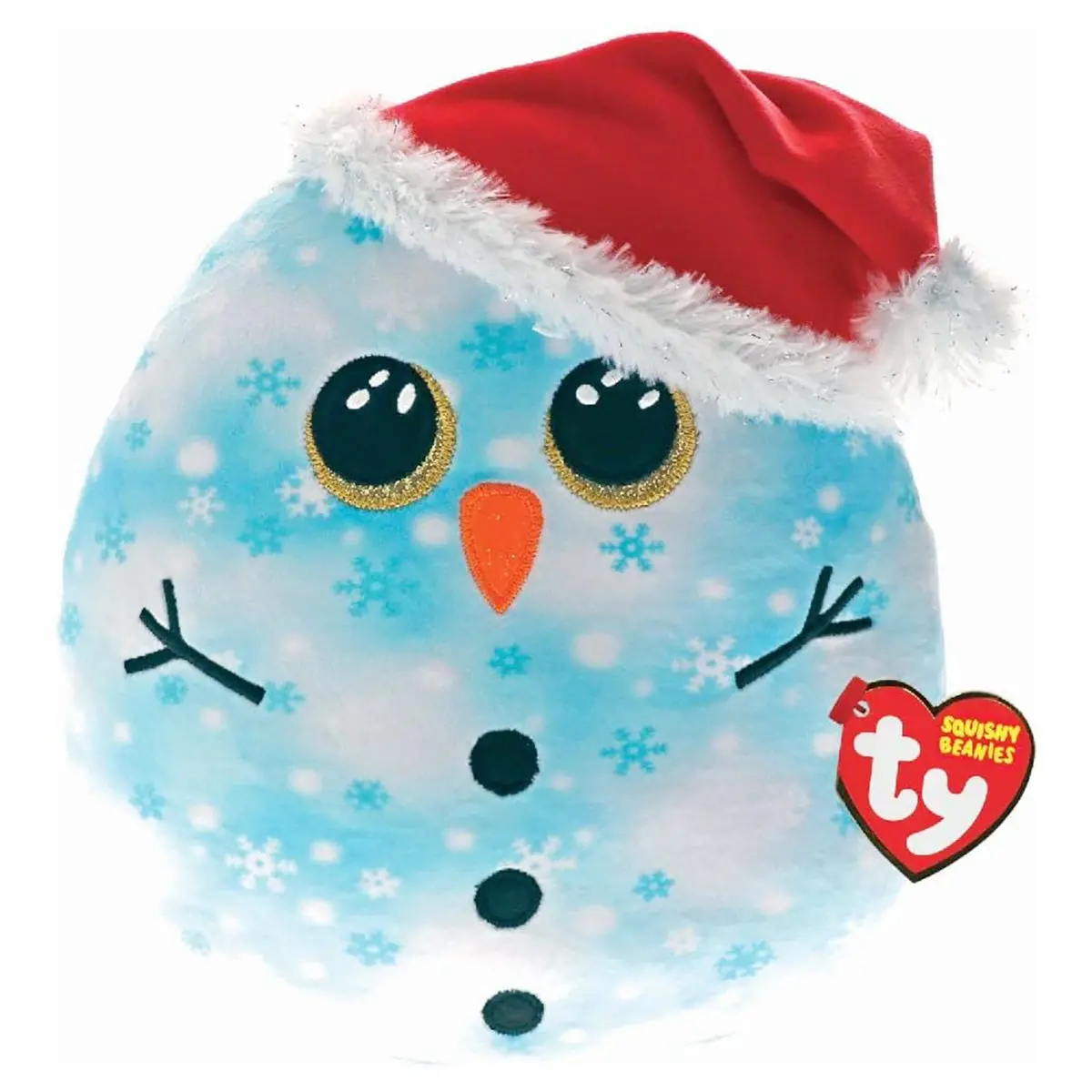 Ty Squishy Beanies Fleck Snowman 14" Plush 1