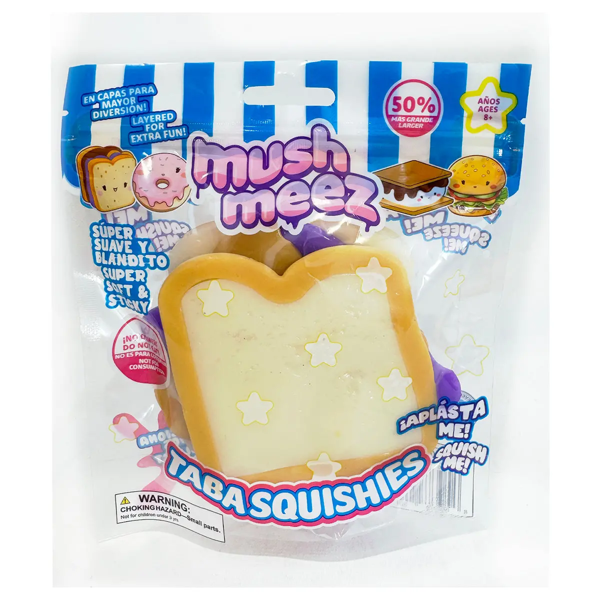 Mushmeez Taba Squishies Sandwich Sensory Toy 1