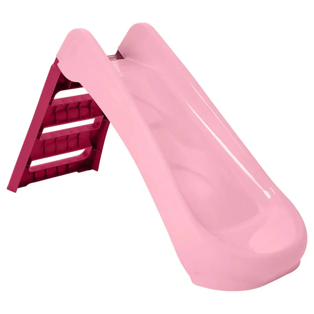 Palplay Pink & White Plastic Folding First Slide 1