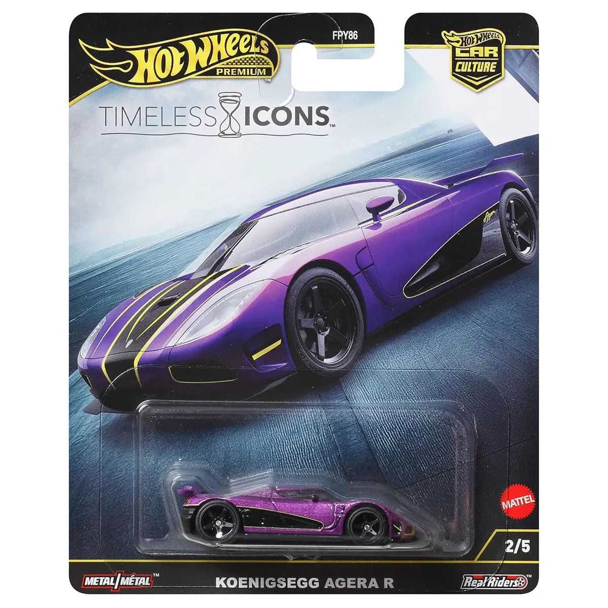 Hot Wheels Car Culture Timeless Icons Koenigsegg Agera R Car 2/5 1