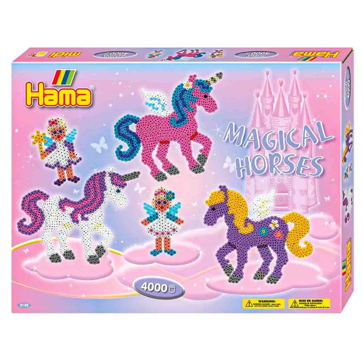 Hama Midi Beads Magical Horses Set (4000 Pack) 1