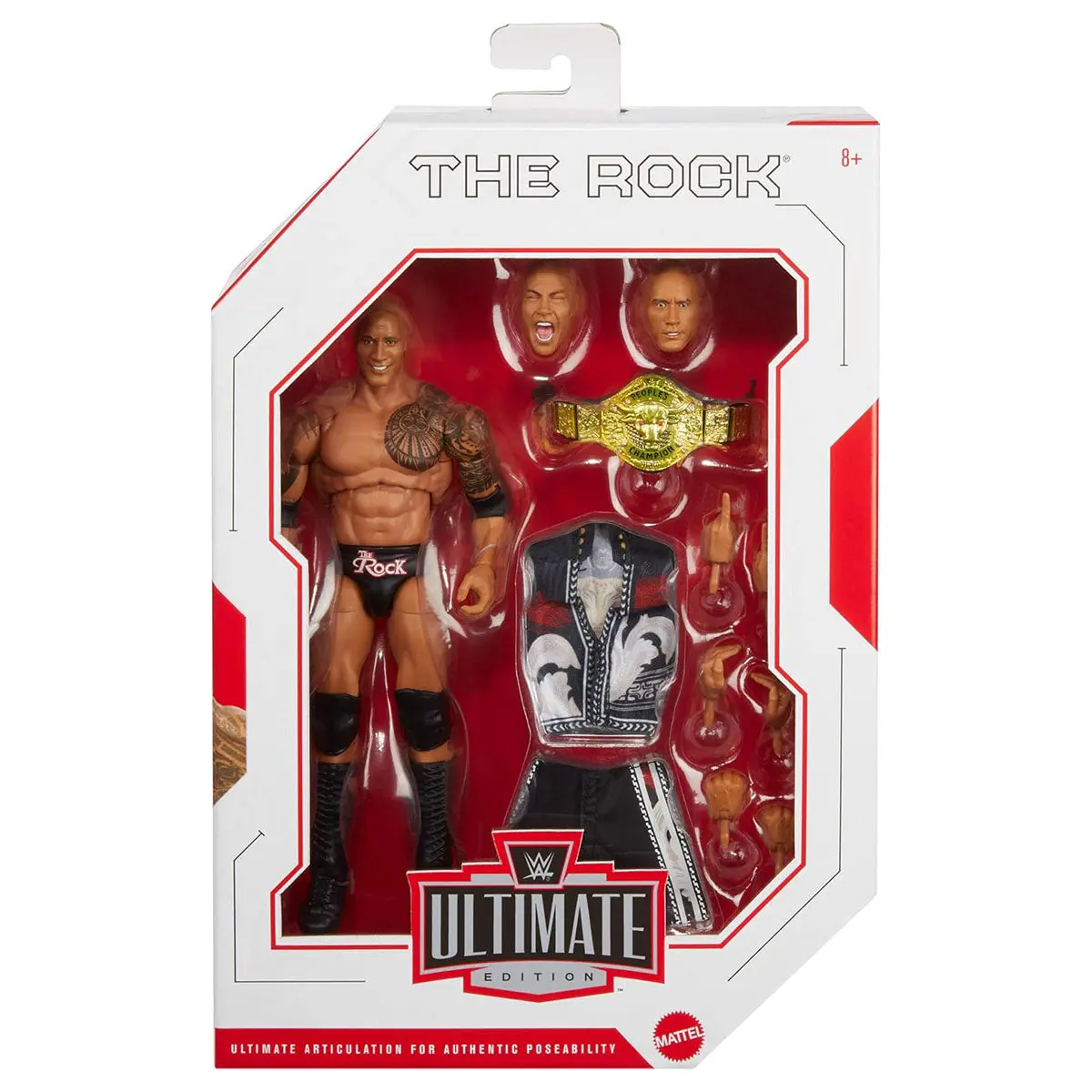 Wwe Ultimate Edition Wave 25 The Rock 6" Figure 1