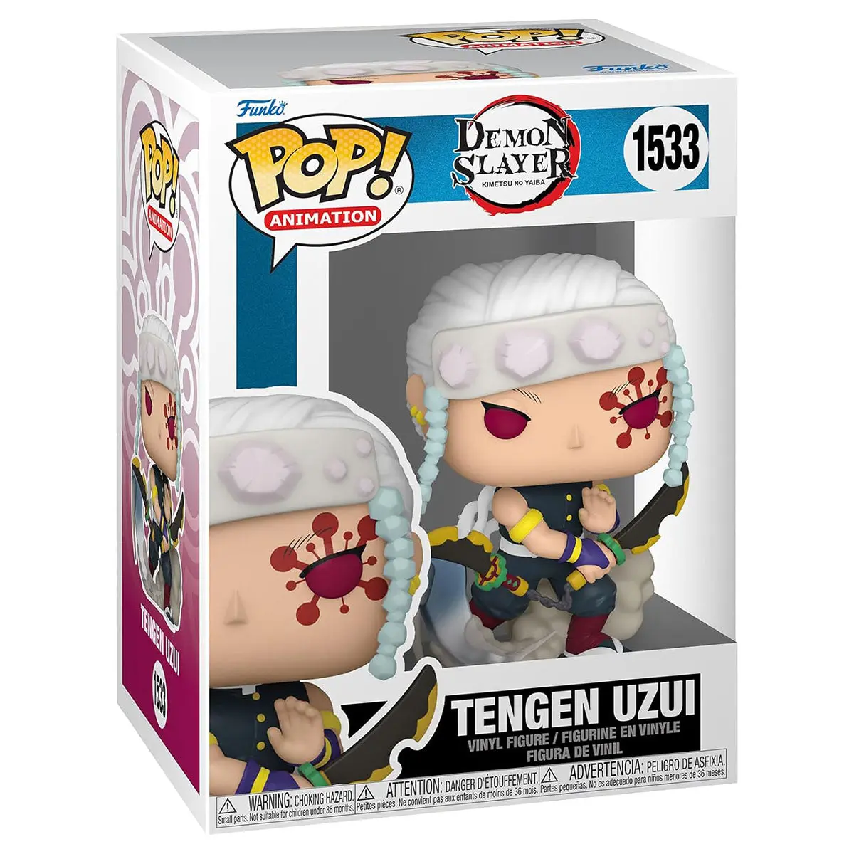 Funko Pop! Animation: Demon Slayer: Tengen Uzui With Nichirin Cleavers With Chase Vinyl Figure #1533 1