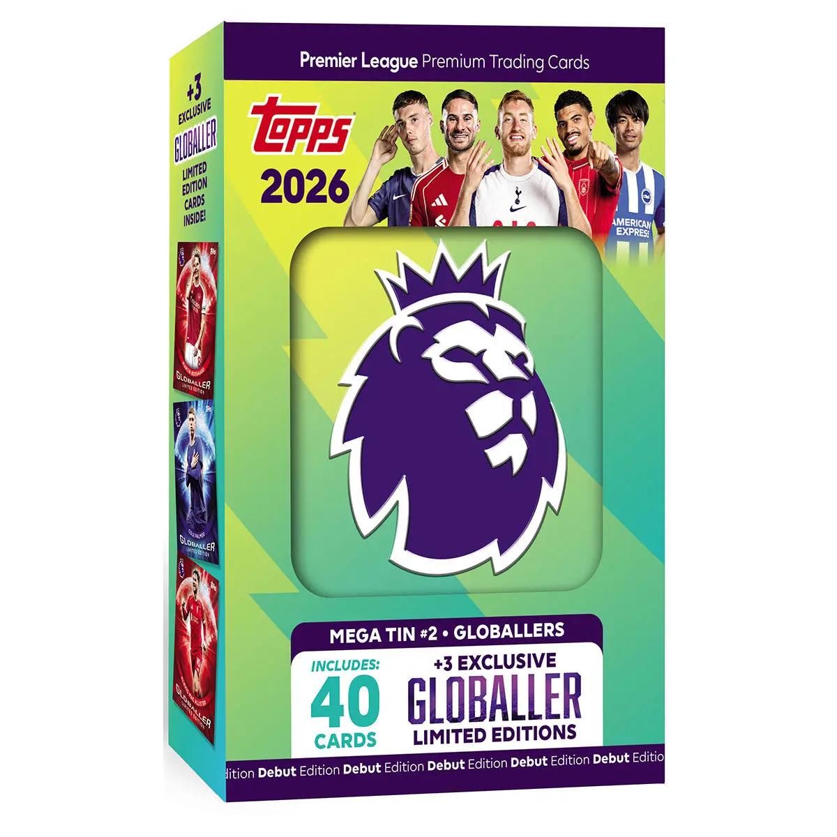 Topps Premier League 2025/26 Premium Trading Cards Mega Tin #2 Globallers 1